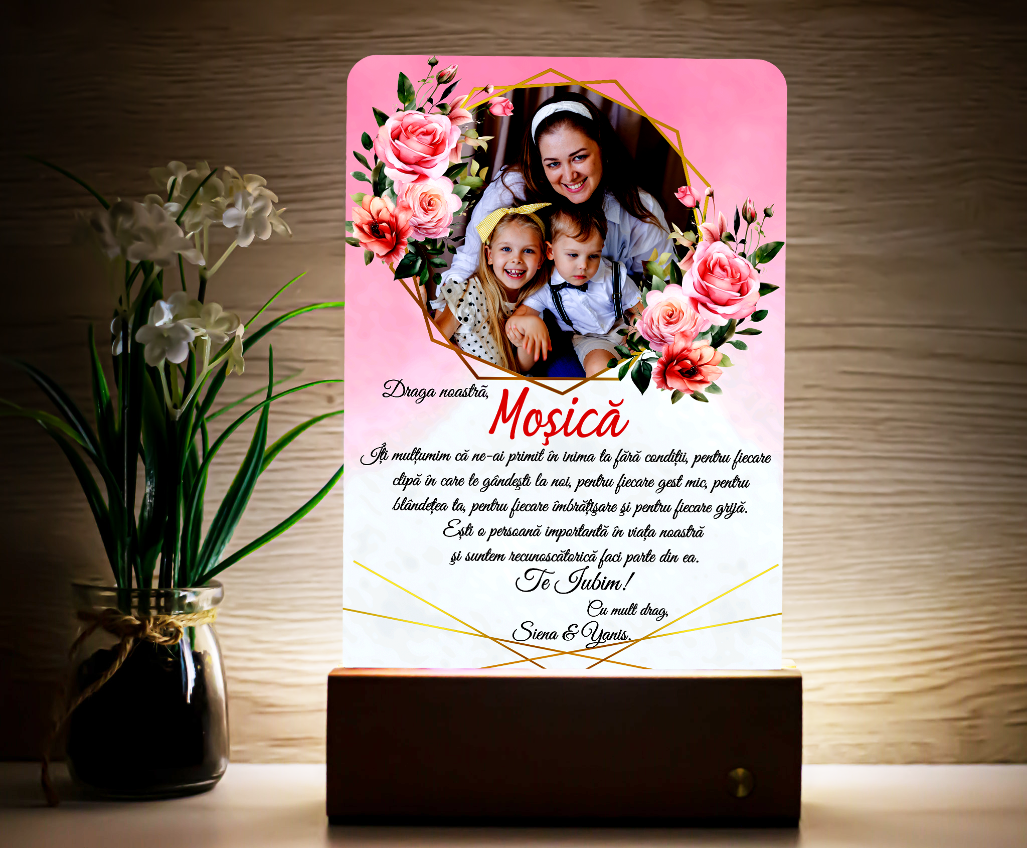 Lampă Personalizată - „Moșică”