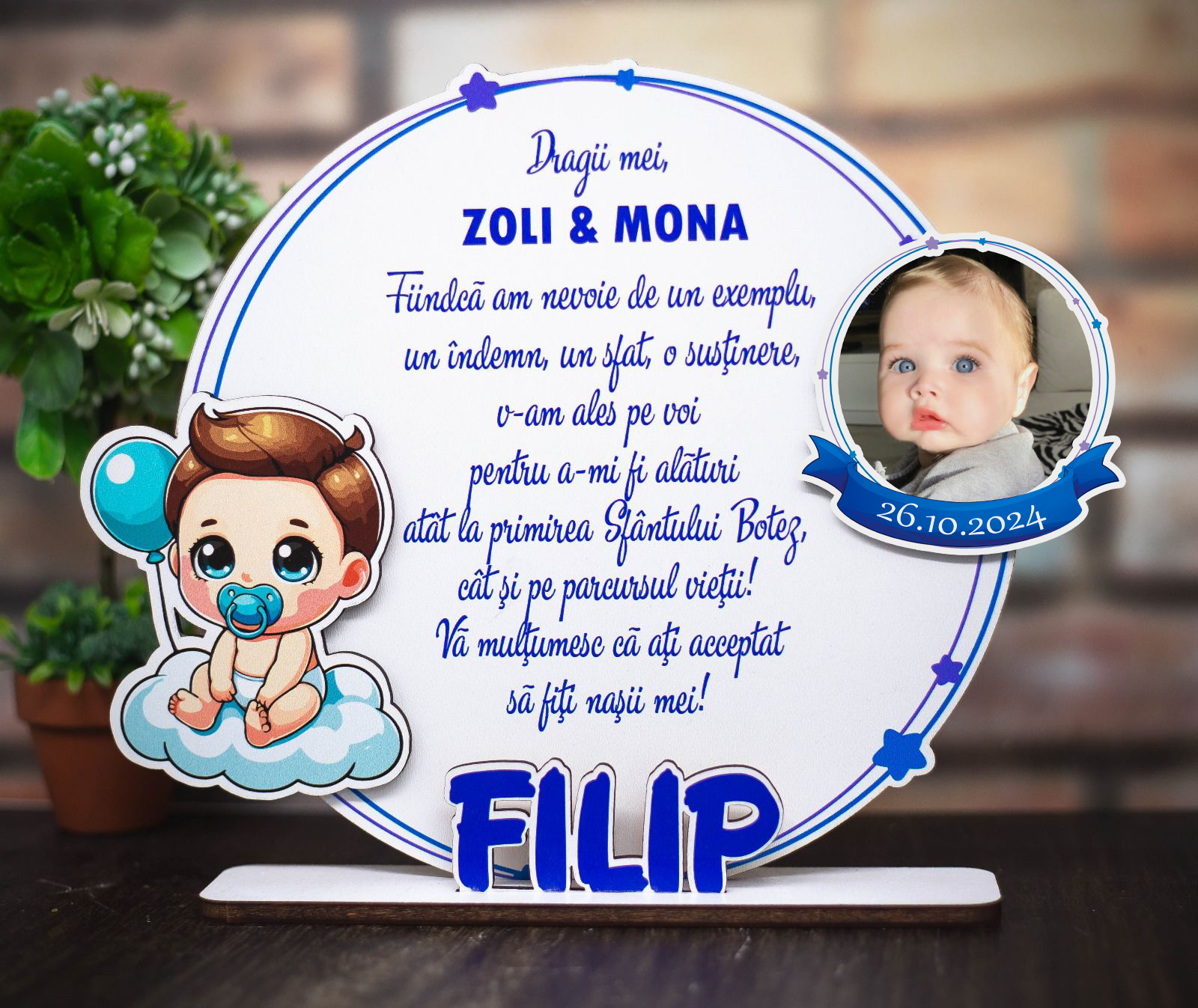 Trofeu Naşi/Moşi - Cute Baby Boy