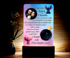 Lampă Personalizată Cerere Nași –  Color Unisex (Stitch & Angel)
