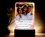 Lampă Personalizată -„Familia este Iubire”