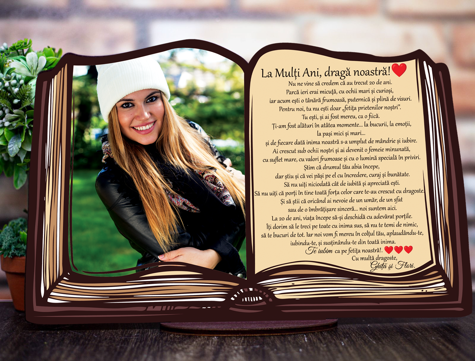 Trofeu tip carte - Aniversare cu Emoţie