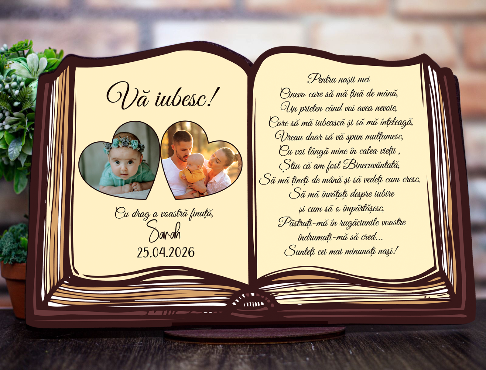 Trofeu Tip Carte - Din Iubire pentru Naşi şi Mosi