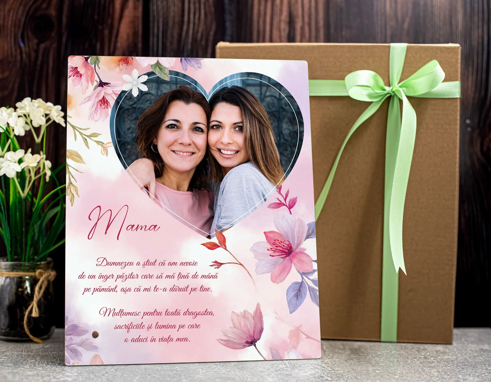 Tablou Sticlă - Mama