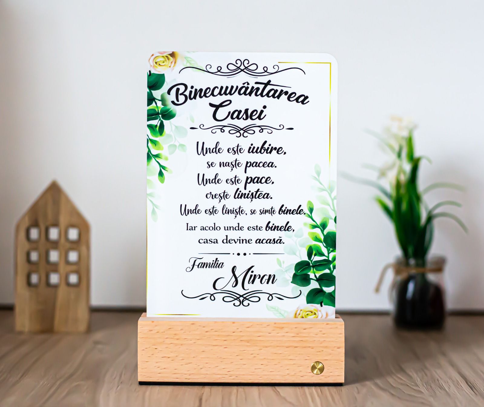 Lampă Personalizată - Binecuv