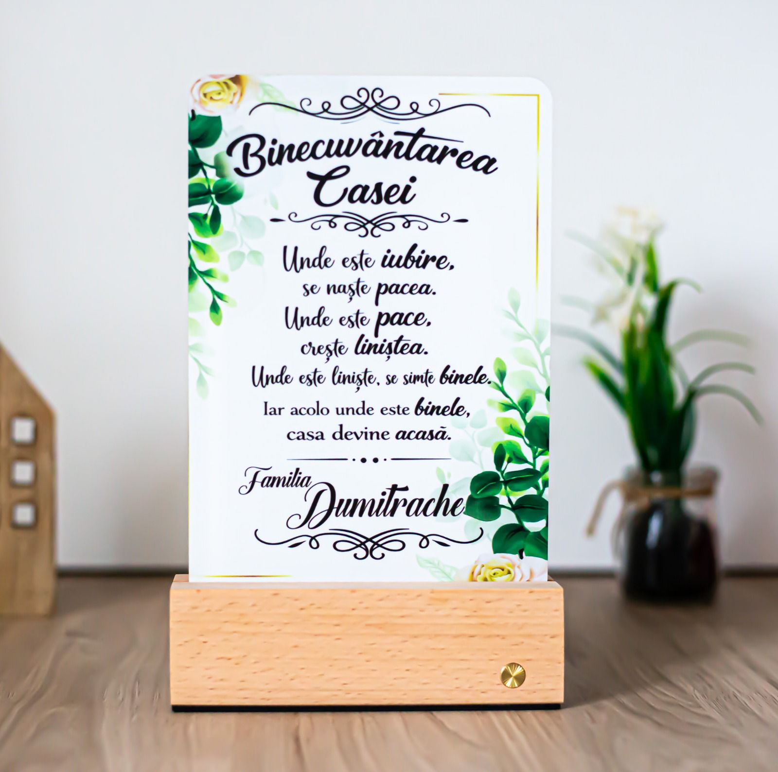 Lampă Personalizată - Binecuv