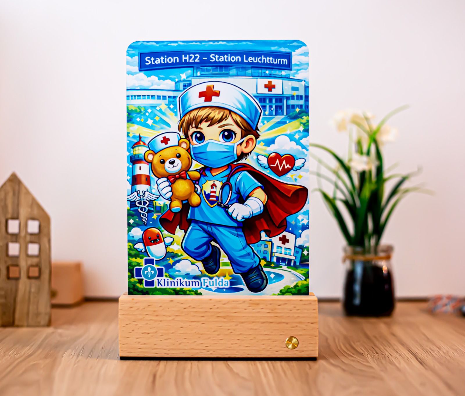 Lampă Personalizată - Pentru eroi in Halate Albe