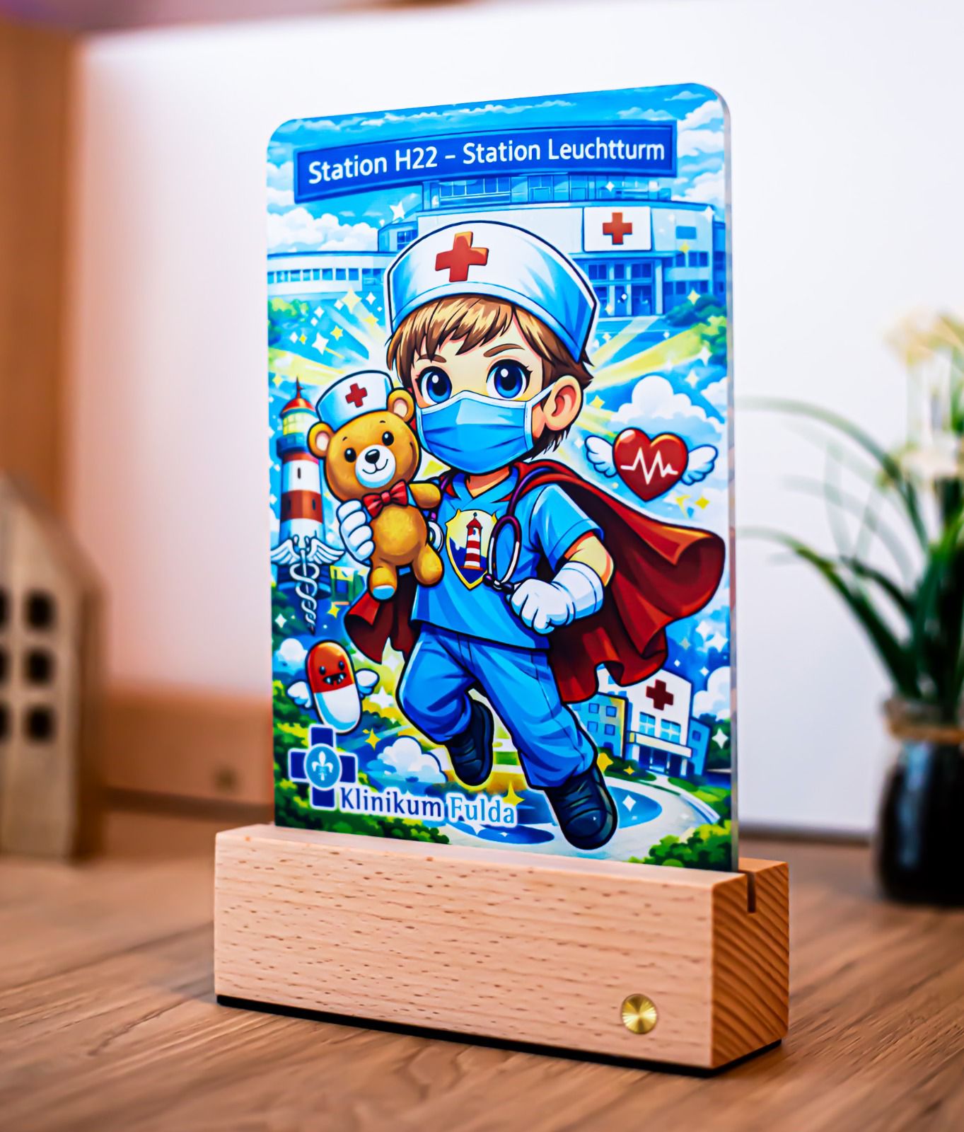 Lampă Personalizată - Pentru eroi in Halate Albe