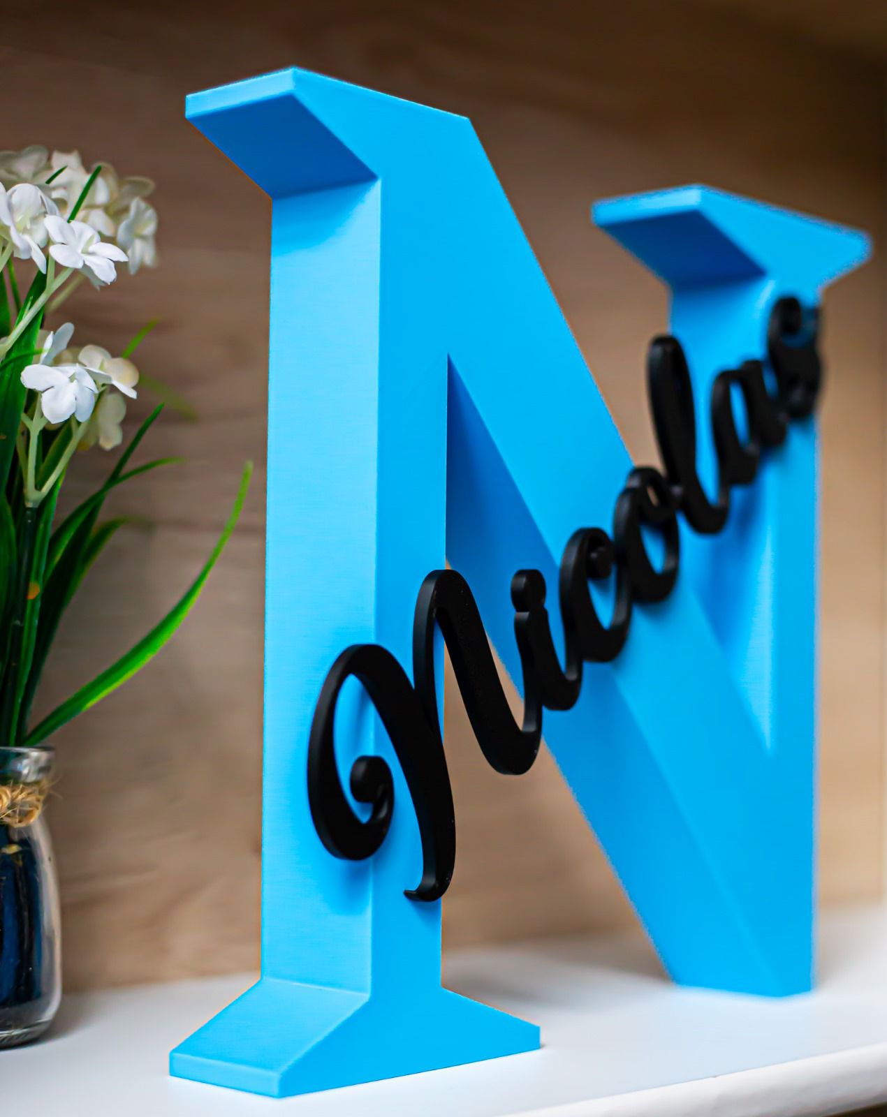 Iniţiale Volumetrice Personalizate 3D