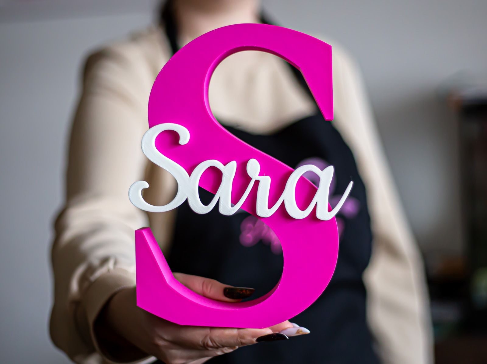 Iniţiale Volumetrice Personalizate 3D