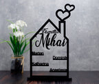 Decor Personalizat „Căminul Nostru” – Print 3D cu Numele Familiei