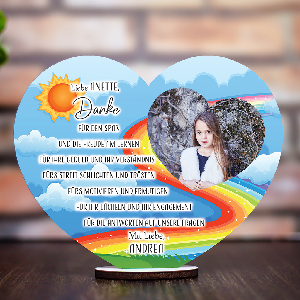 Trofeu „Mulțumire pentru Educatoare” - Inimă Curucubeu