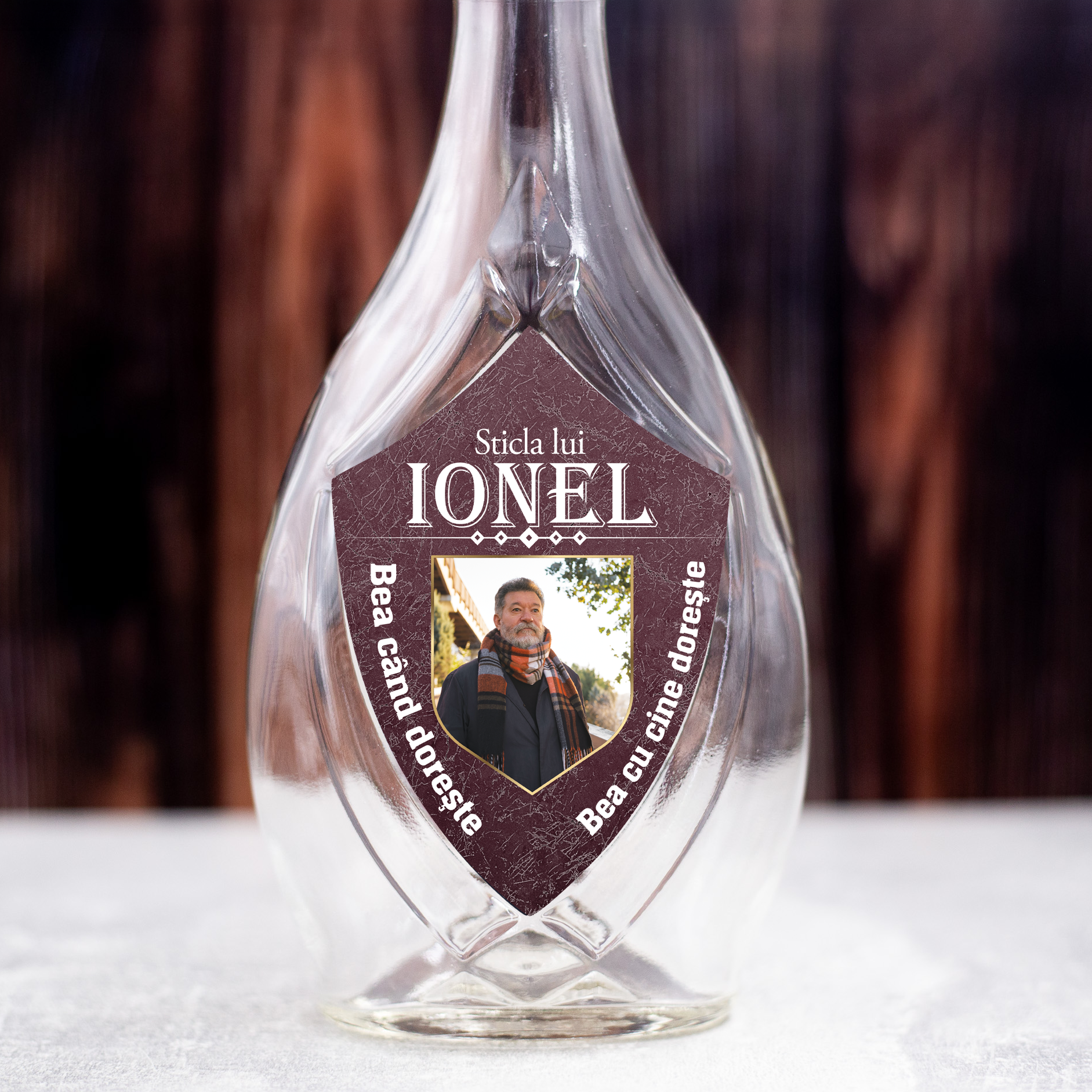 Sticlă personalizată "Premium"